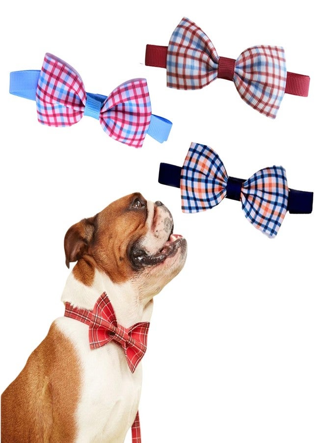 Sage Square Dog Print Bow Tie: A Chic and Durable Accessory for Dog Enthusiasts - Ideal for Dressing Up, Everyday Use, Memorable Photos, Pet Props, Parties, Stylish Collar Printed Bow Tie (Combo Of 3) - Image 1